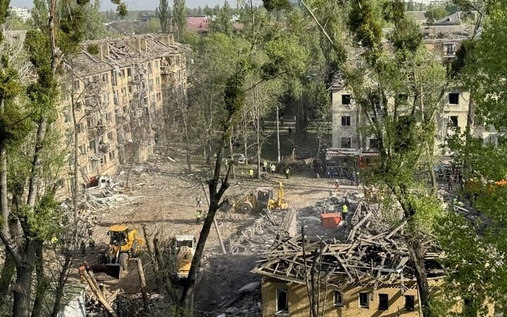 Nine killed, 70 wounded in 'massive' Russian missile attack on Kyiv