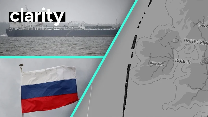 Data flags hundreds of Russian 'shadow fleet' visits to Irish EEZ