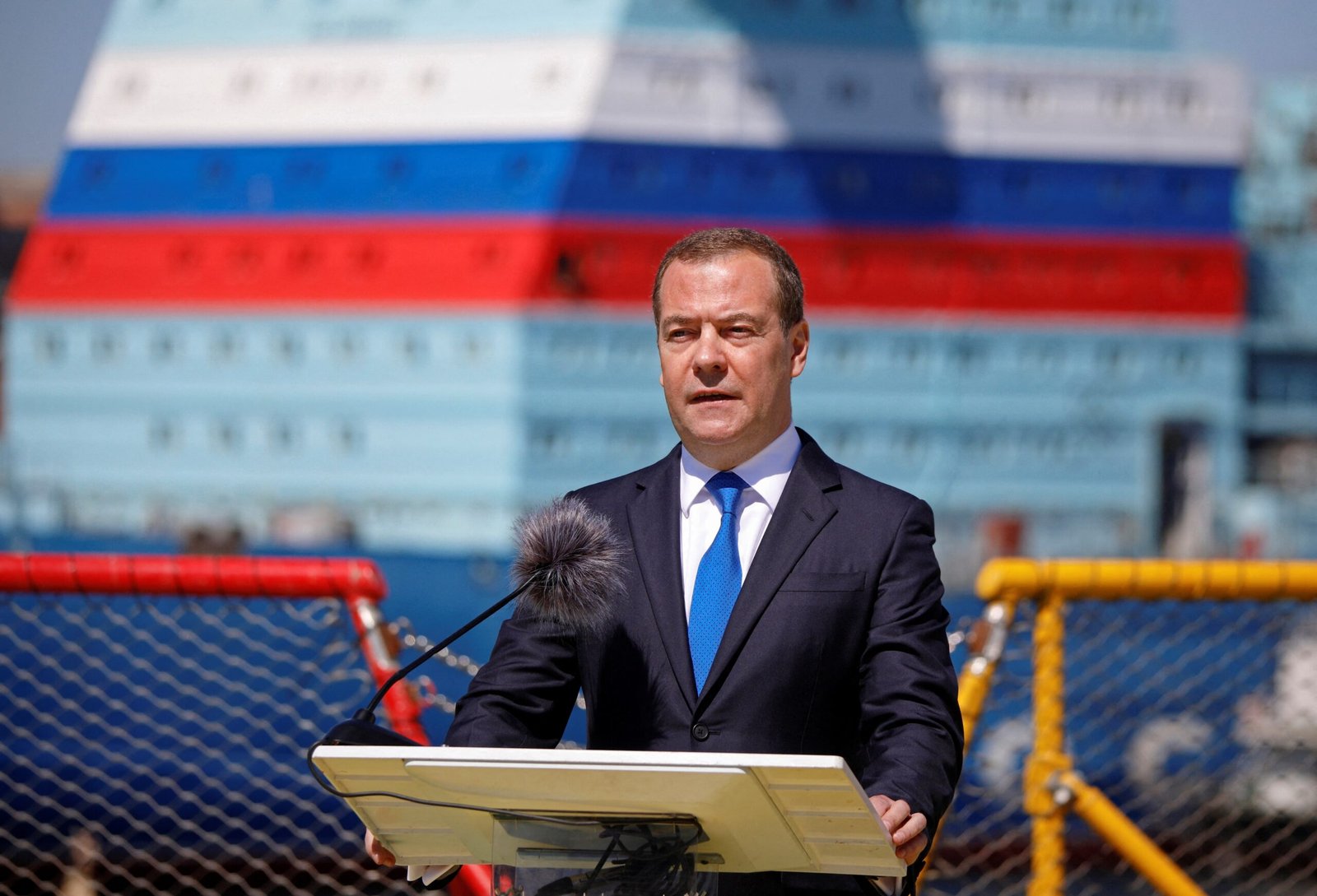 Belgium tells Medvedev to calm down after nuclear threats