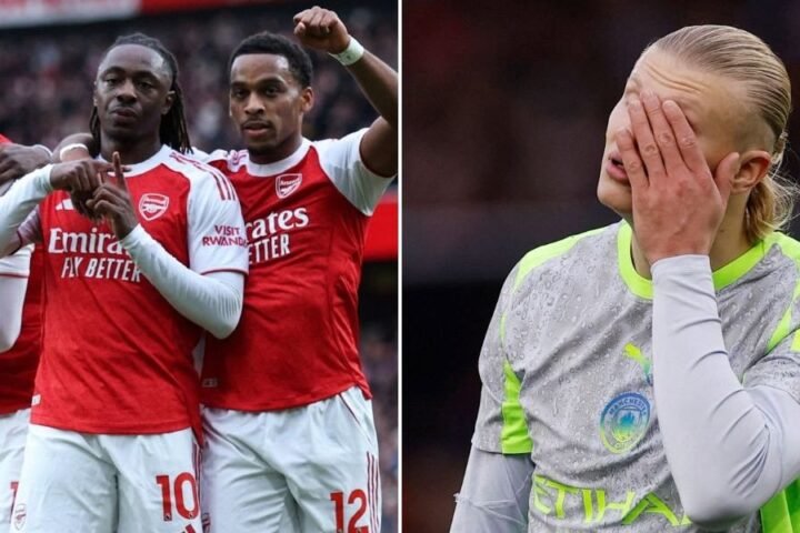 Arsenal secures crucial win as Manchester City falters in Premier League title race