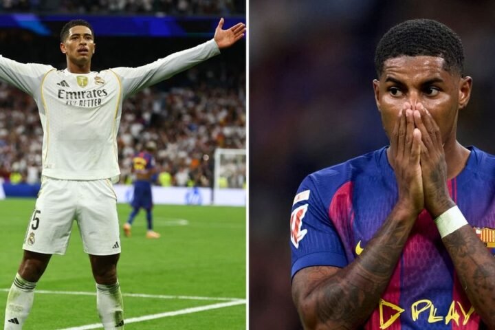 Bellingham shines as Real Madrid edges Barcelona in thrilling El Clasico matchup
