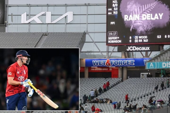 England claims T20 series victory over New Zealand despite rain interruptions