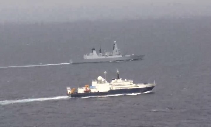 UK warns it is ready for “military options” after Russian spy ship targets RAF pilots with lasers