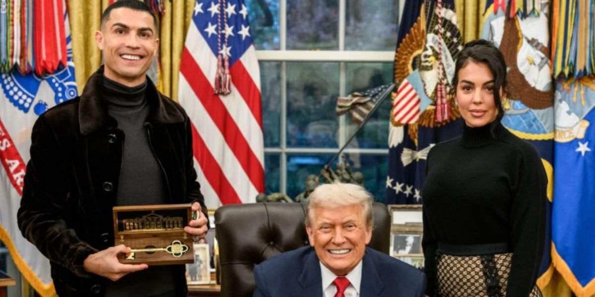 Donald Trump shares AI-generated video of himself and Cristiano Ronaldo playing football
