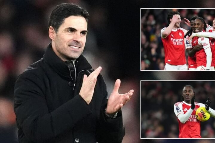 Eberechi Eze's hat-trick propels Arsenal to 4-1 victory over Tottenham in derby clash