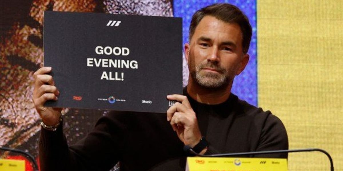 Eddie Hearn's silent protest at Eubank-Benn press conference leaves audience stunned