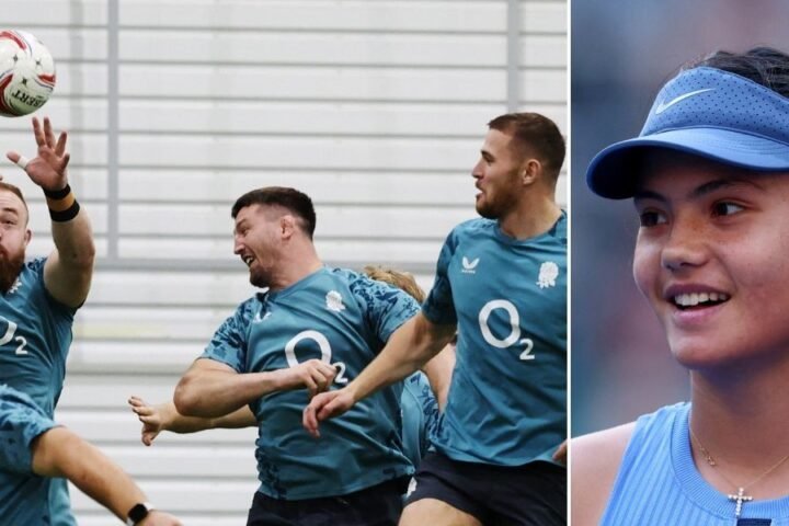 Emma Raducanu enhances England rugby team preparations ahead of All Blacks match