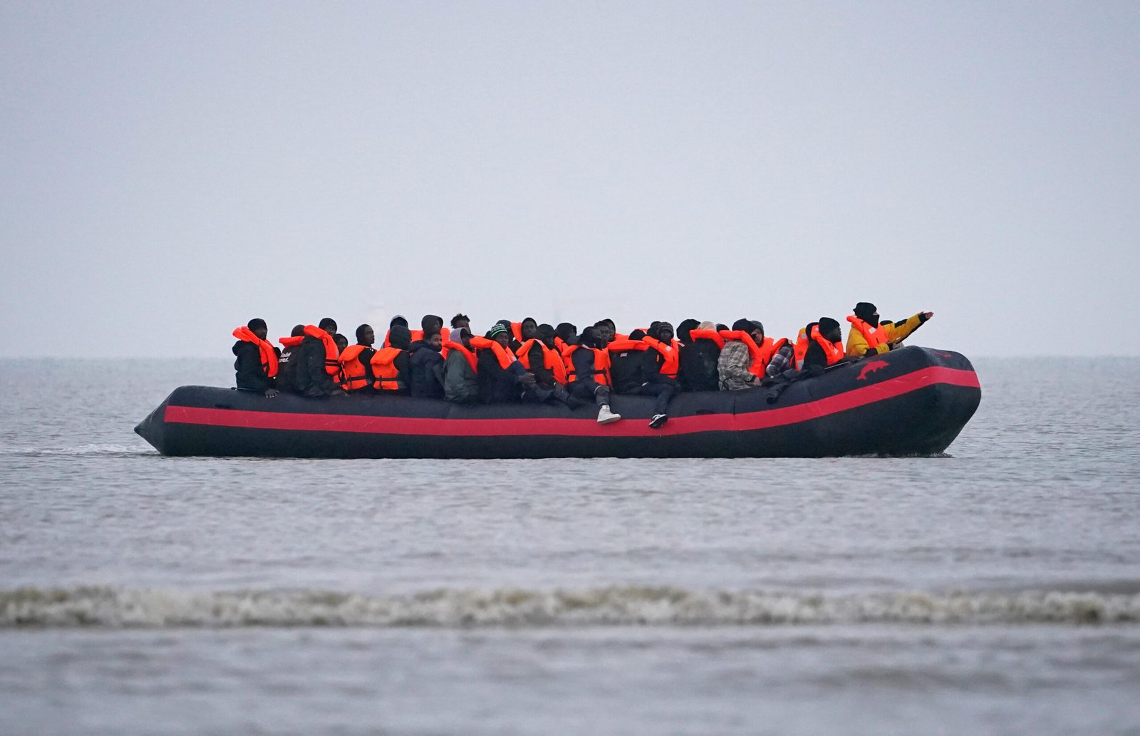 French authorities intercept smaller number of small boats since 'one-in, one-out' agreement