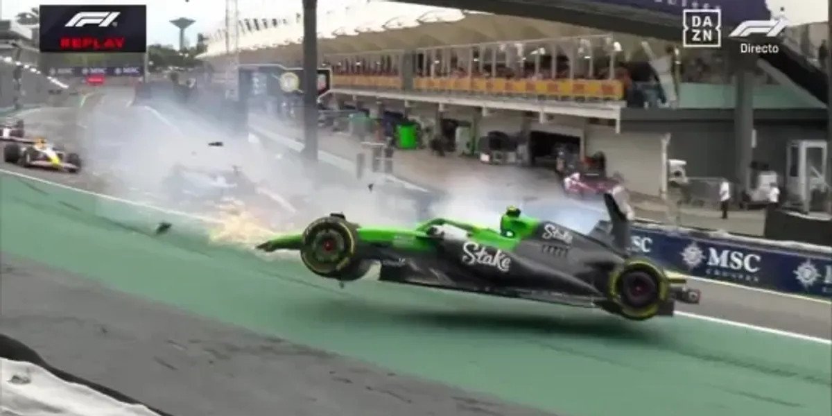 Gabriel Bortoleto taken to medical centre after crash at Brazilian Grand Prix