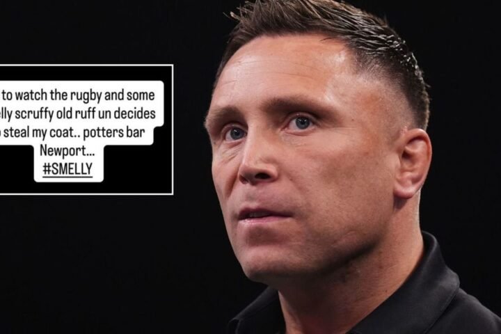 Gerwyn Price seeks fan assistance after theft of coat before World Darts Championship