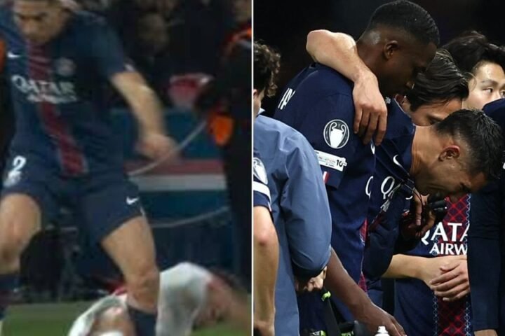 Luis Diaz addresses Achraf Hakimi's injury after red card in Champions League clash