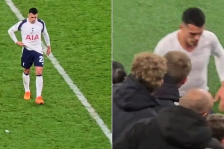 Pedro Porro faces backlash for actions following Tottenham's defeat to Fulham