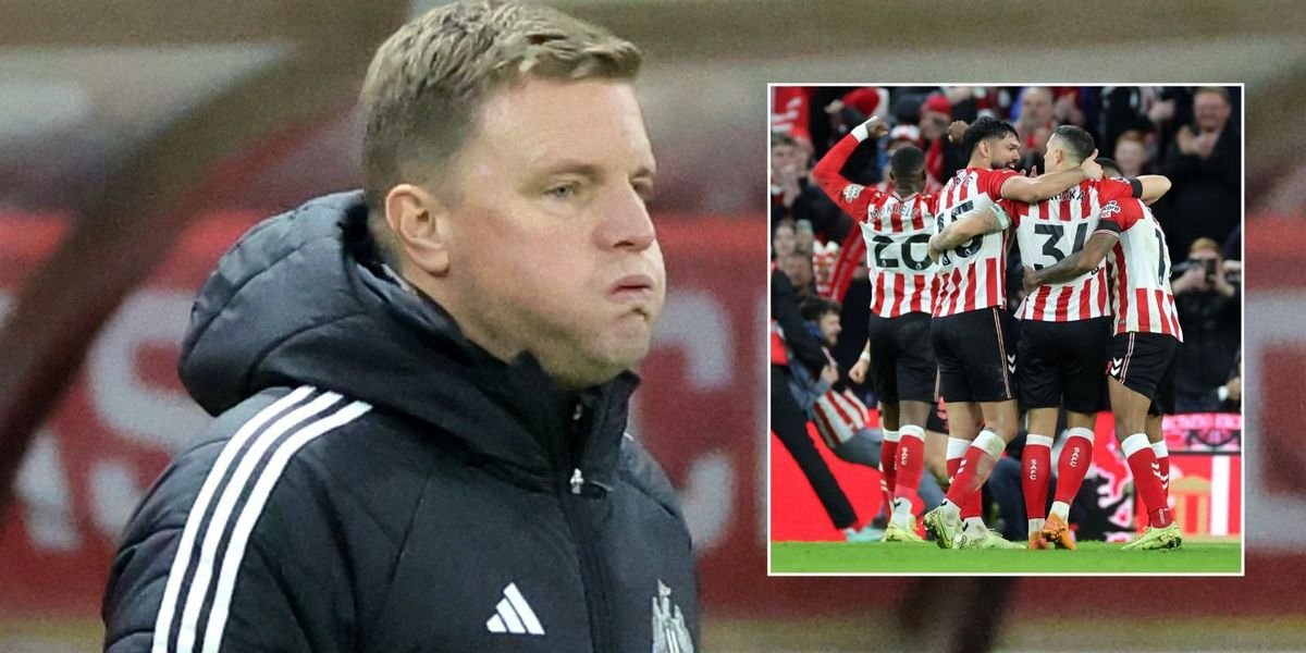 Eddie Howe apologises to Newcastle fans after defeat in Sunderland derby