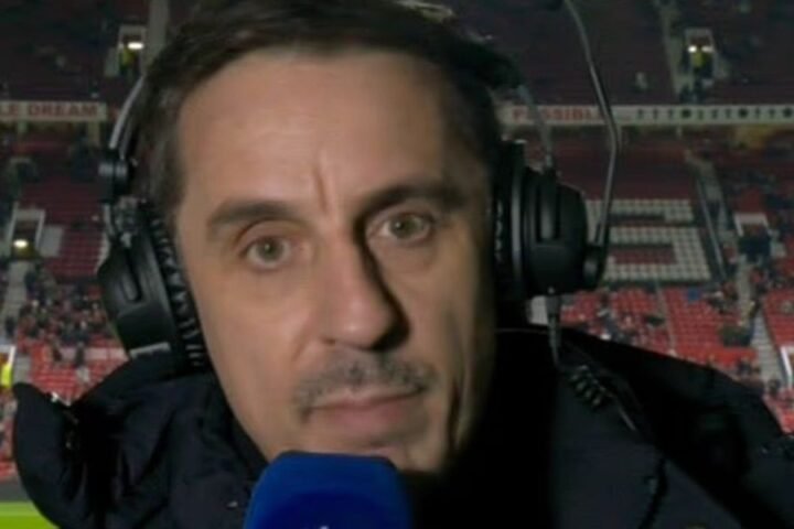 Gary Neville criticises Manchester United after disappointing draw with Wolves at Old Trafford