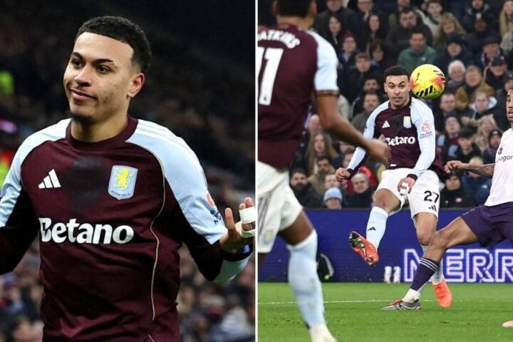 Morgan Rogers leads Aston Villa to 10th consecutive victory as Manchester United face injury setback