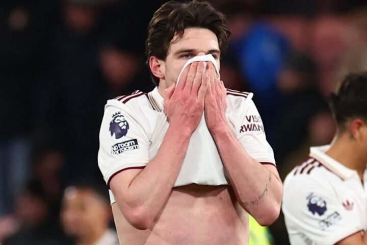 Declan Rice receives six-month driving ban after multiple speeding offences near home