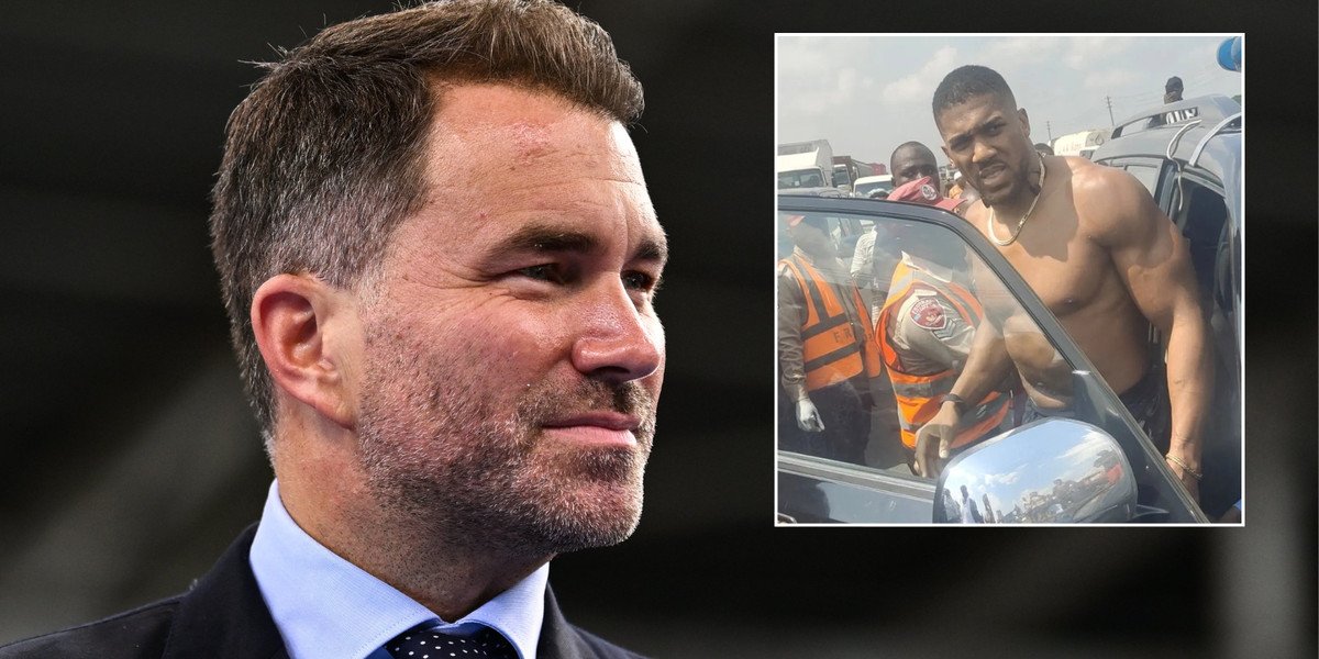 Eddie Hearn discusses Anthony Joshua's boxing future after deadly car crash