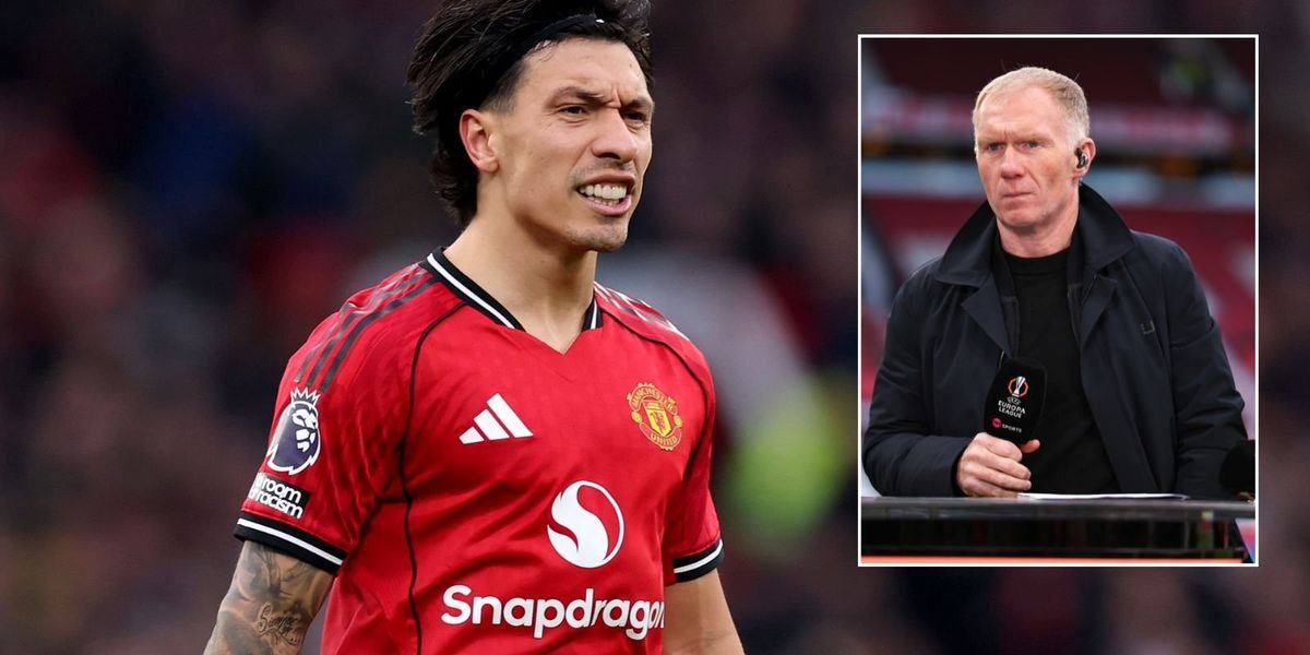 Lisandro Martinez challenges Paul Scholes to meet after Manchester derby victory