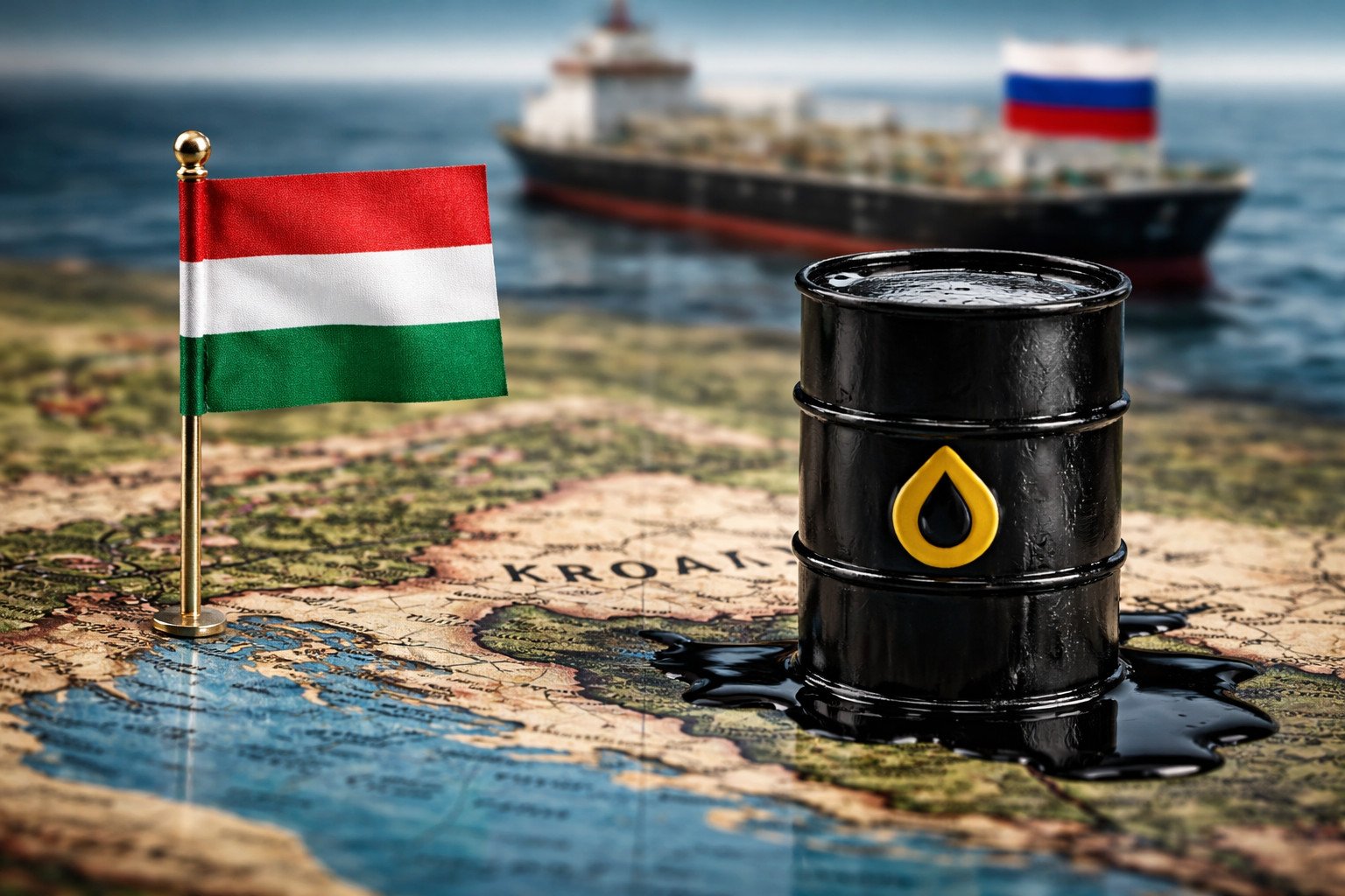 Hungary arranges seaborne Russian crude imports via Croatia exploiting EU exemption