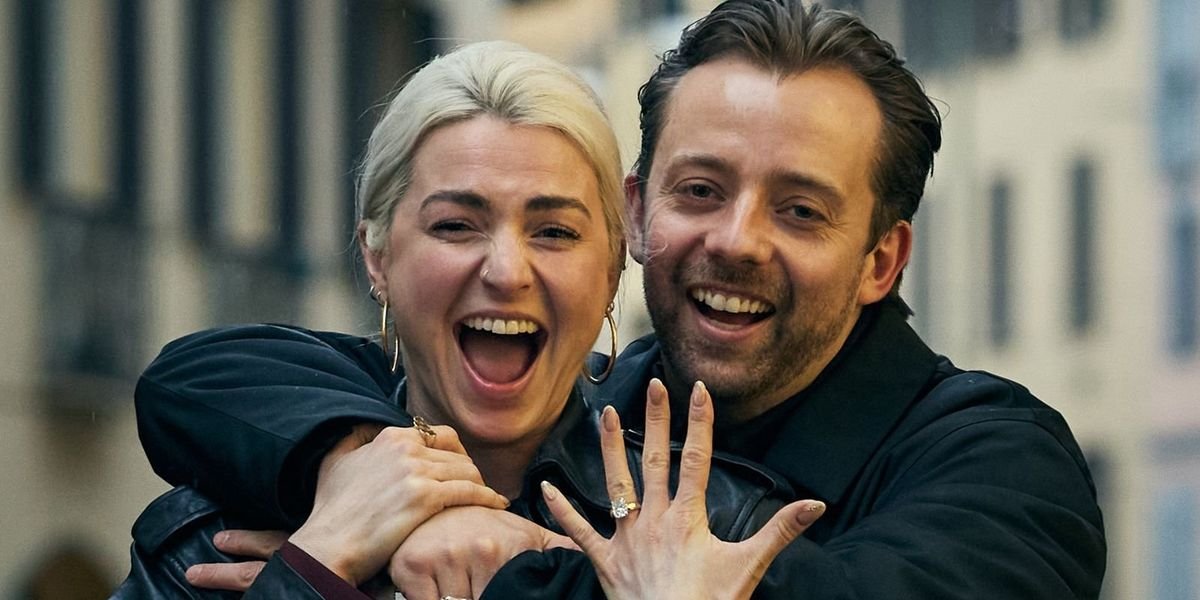 Figure skating rivals Olivia Smart and Jean-Luc Baker announce engagement in Milan