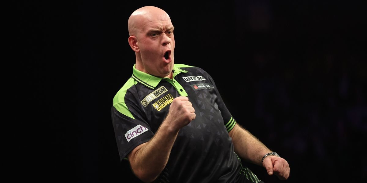 Michael van Gerwen issues apology after expletive during live Sky Sports interview