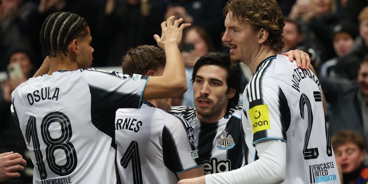 Newcastle advances to Champions League last 16 with dominant win over Qarabag