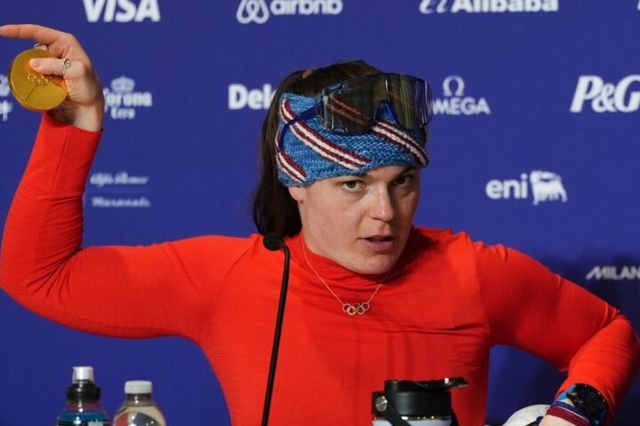 Probe launched into Winter Olympics medals breaking during celebrations