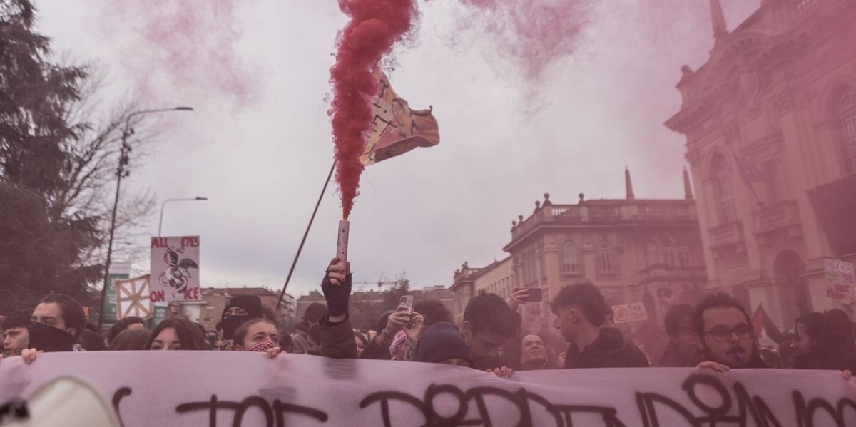 Protests erupt in Milan ahead of Winter Olympic opening ceremony over ICE presence