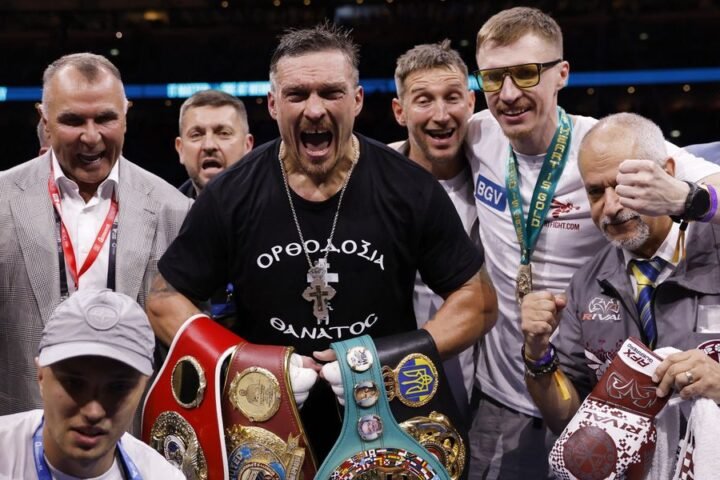 Usyk set to defend heavyweight title against kickboxing champion Verhoeven in Egypt
