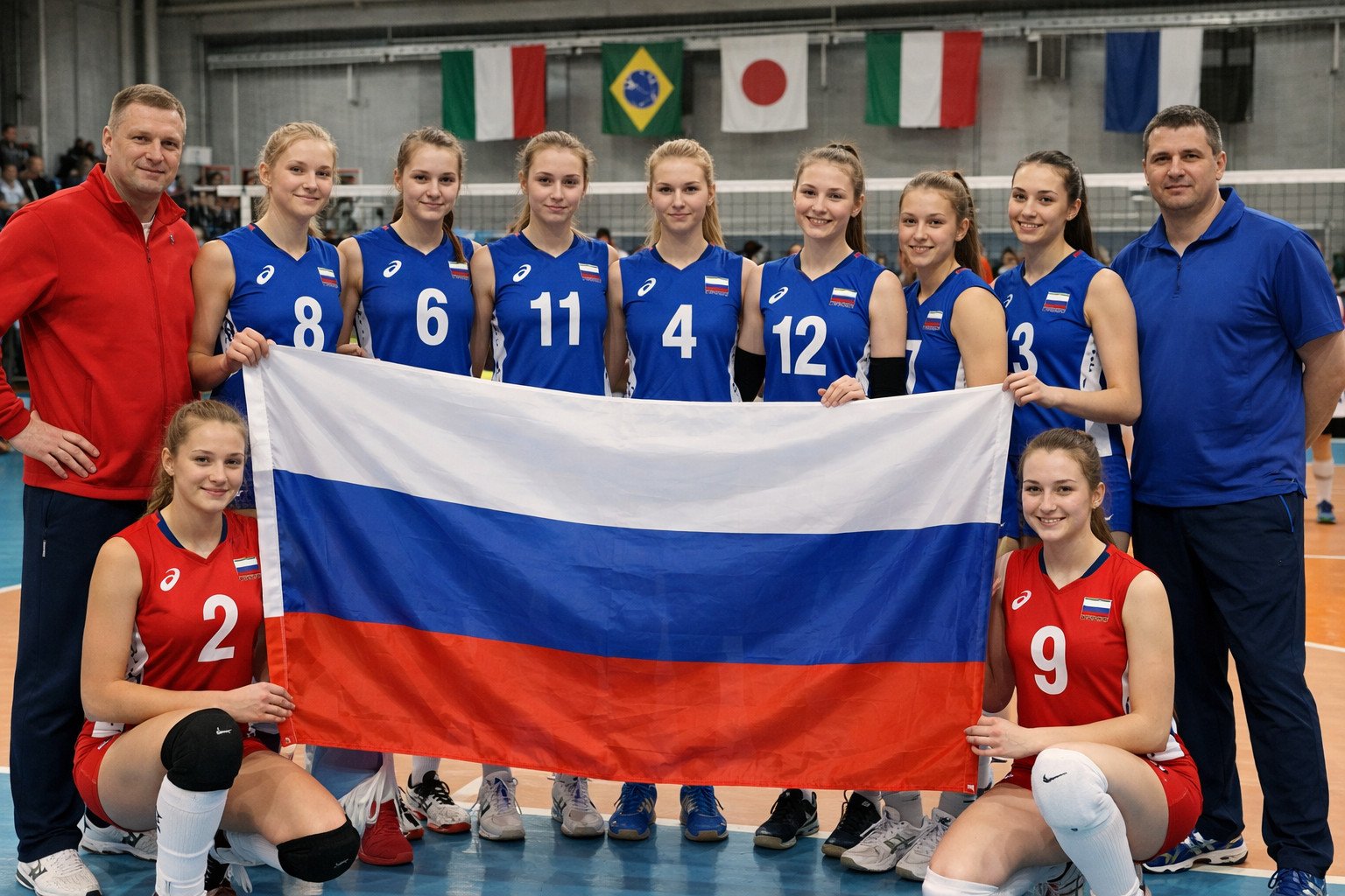 Russian Junior Volleyball Team Cleared for Flag Display at Italian Tournament