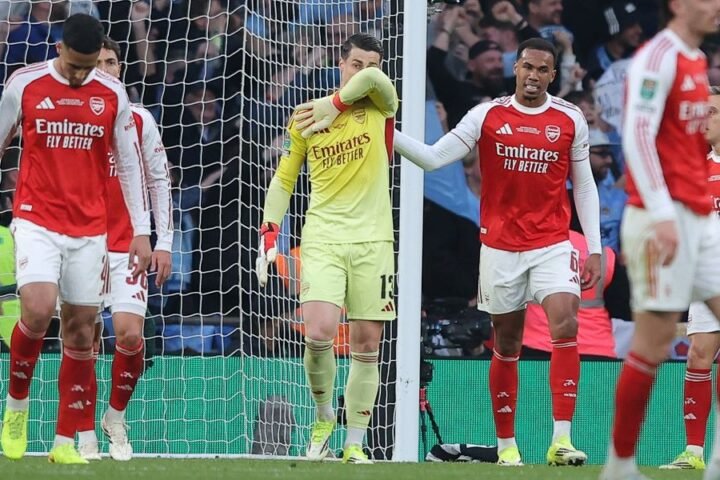 End of the road for cup keeper tradition as Arsenal lose to Manchester City in Carabao Cup final