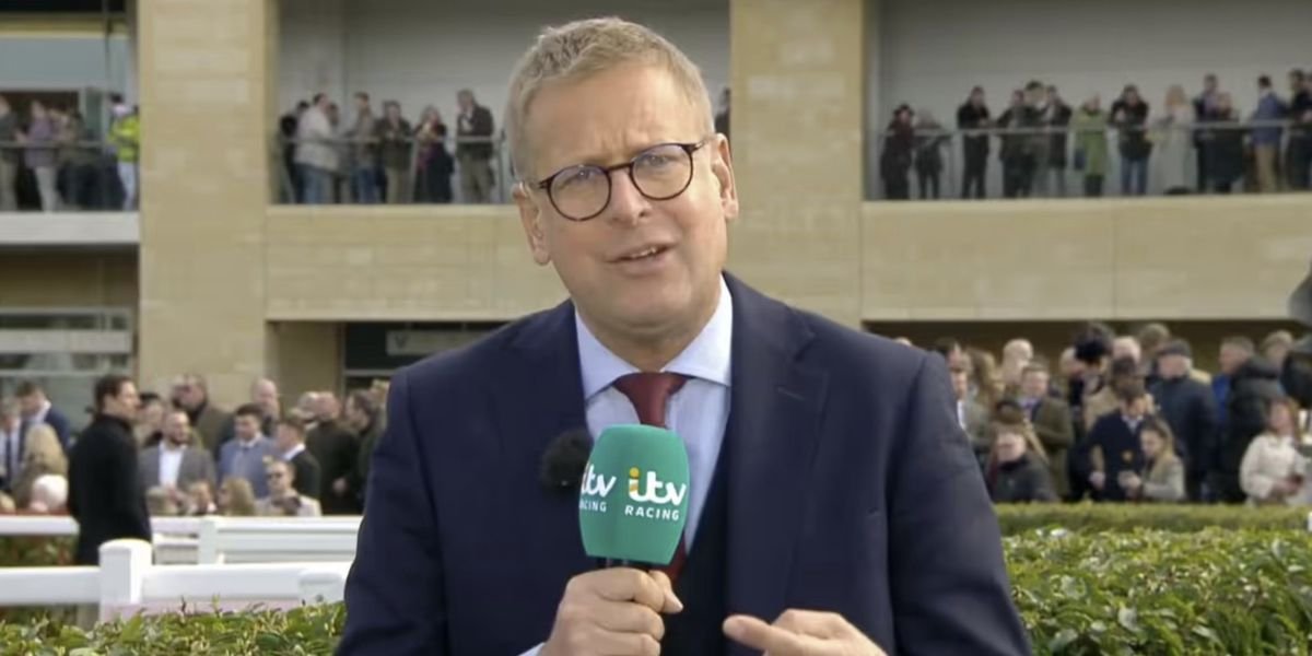 ITV's Ed Chamberlain apologises on live TV for racegoers' inappropriate behaviour at Cheltenham Festival