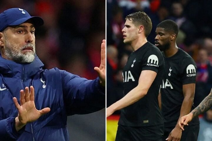 Tottenham players express strong discontent towards Igor Tudor amid poor performances
