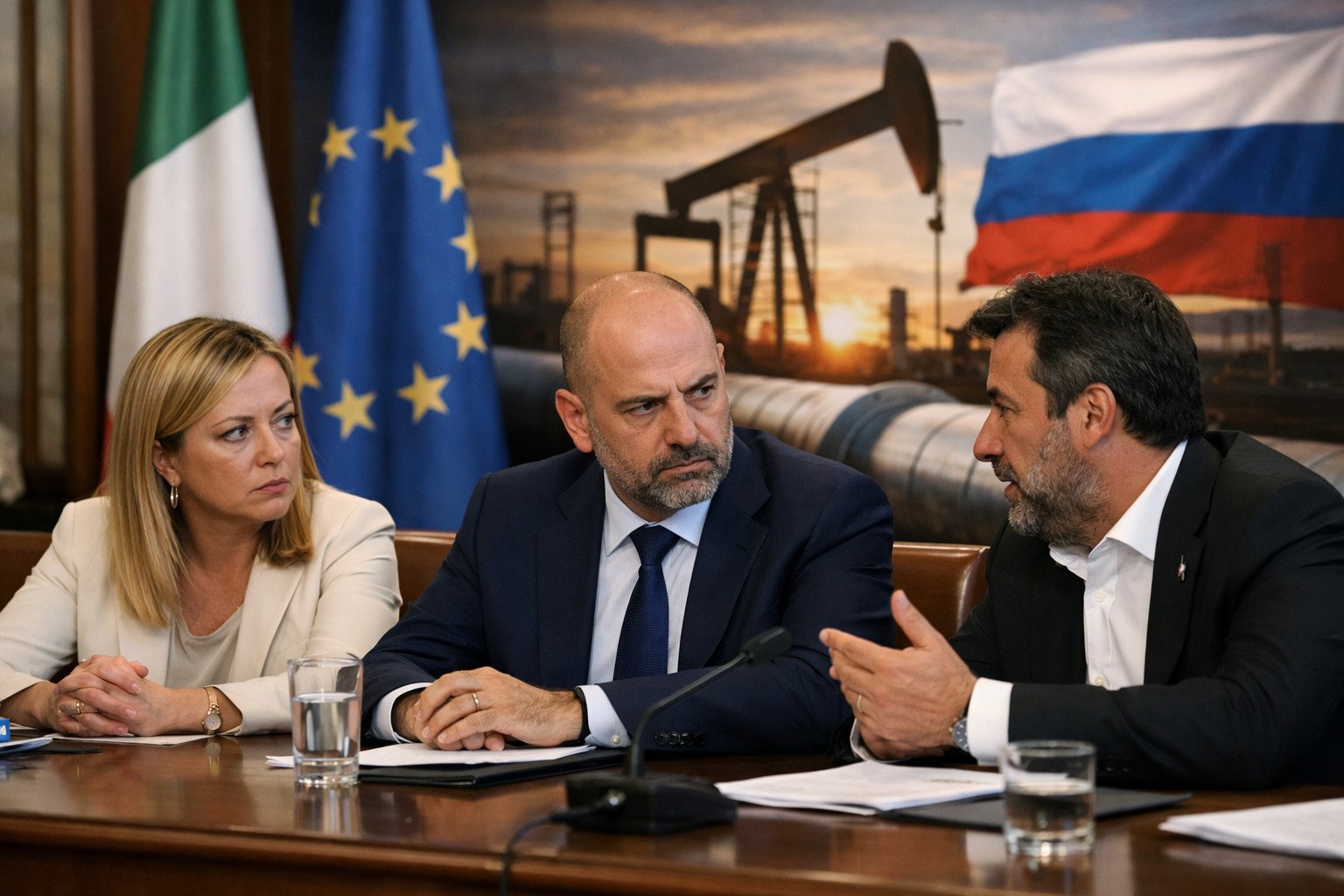 Italian Coalition Faces Split Over Russian Energy Imports Amid Fuel Crisis