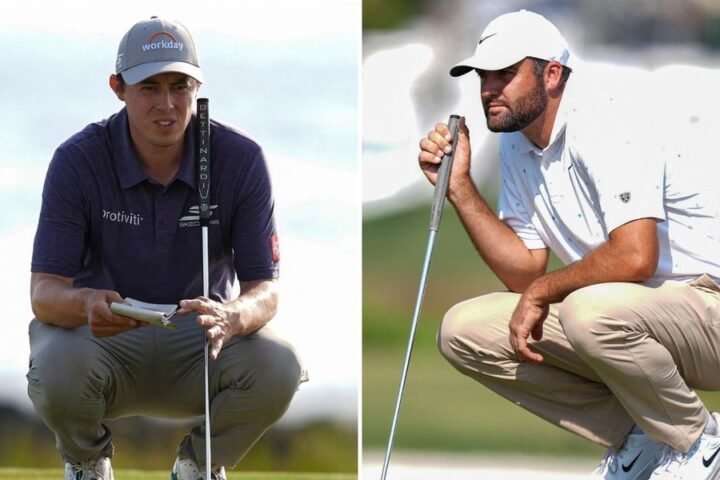Matt Fitzpatrick leads Scottie Scheffler by three shots at RBC Heritage final round