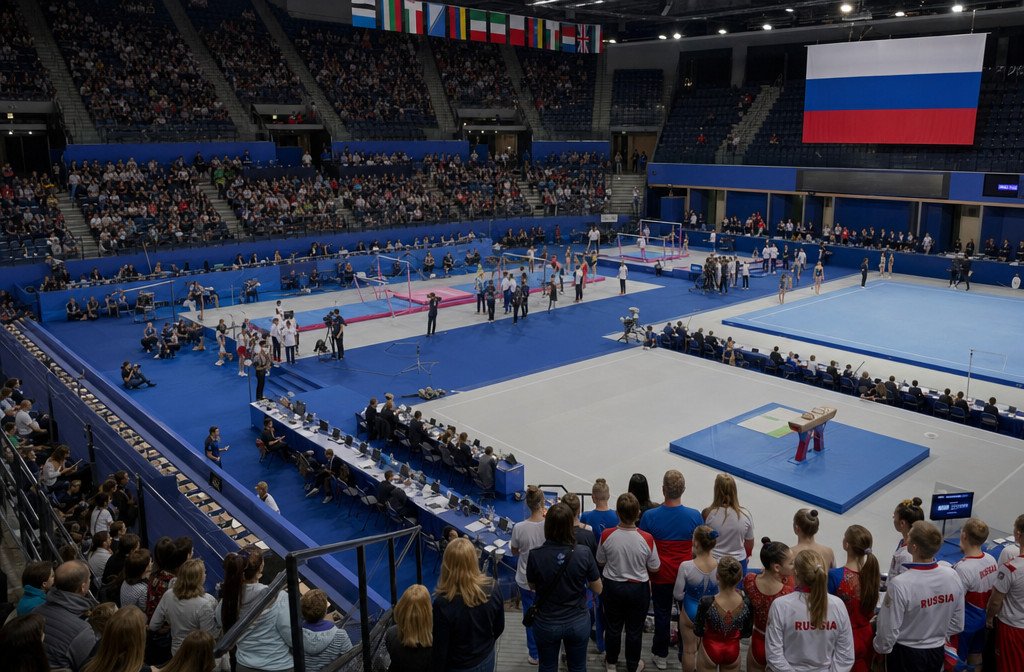 Russian flag returns to gymnastics as sporting sanctions regime collapses