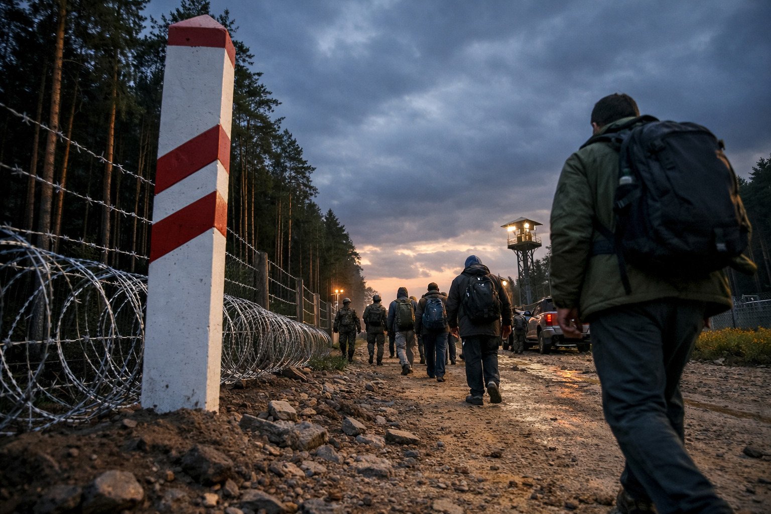 Migrant flows resume at Latvia border as pro-Russian hackers ramp up cyberattacks on Europe