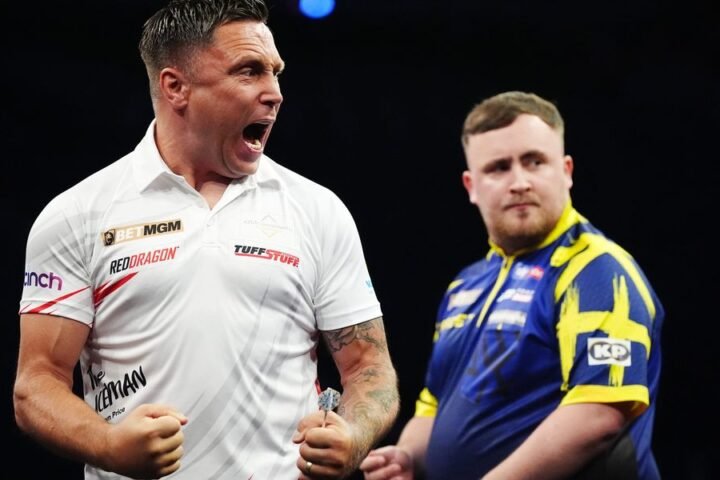 Gerwyn Price issues apology to Luke Littler after tense Premier League Darts semi-final