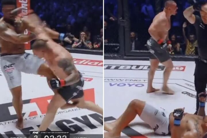 Greg Hardy knocked out in MMA match despite significant weight advantage