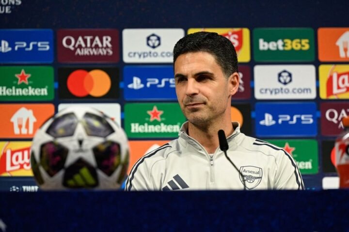 Mikel Arteta updates Arsenal squad ahead of Champions League final against PSG