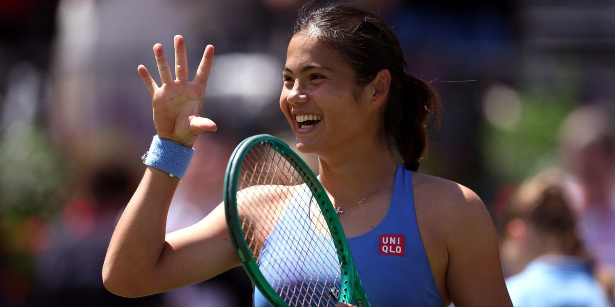Emma Raducanu secures first victory since illness at Queen's Championships