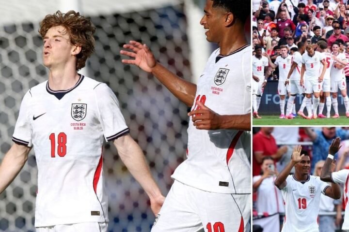 England secures 3-0 win over Costa Rica in World Cup warm-up match