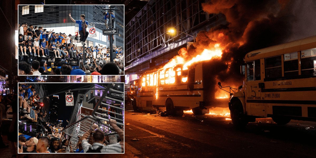New York erupts in chaos as Knicks celebrate first NBA championship in 53 years