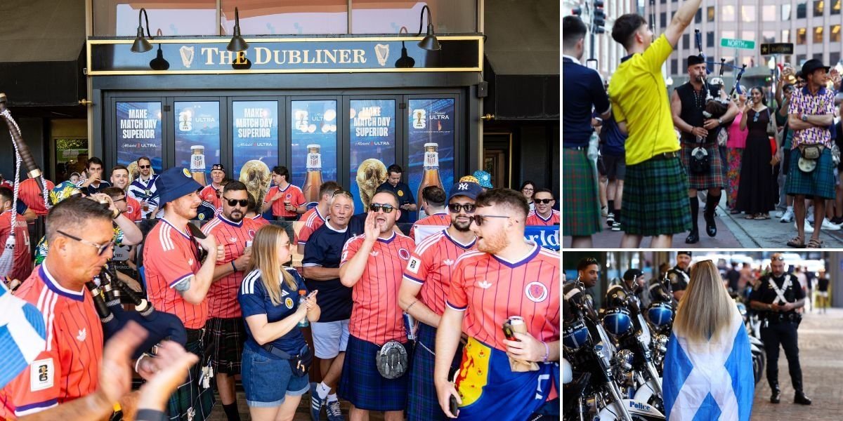 Scottish fans flood Boston as Tartan Army prepares for World Cup opener against Haiti