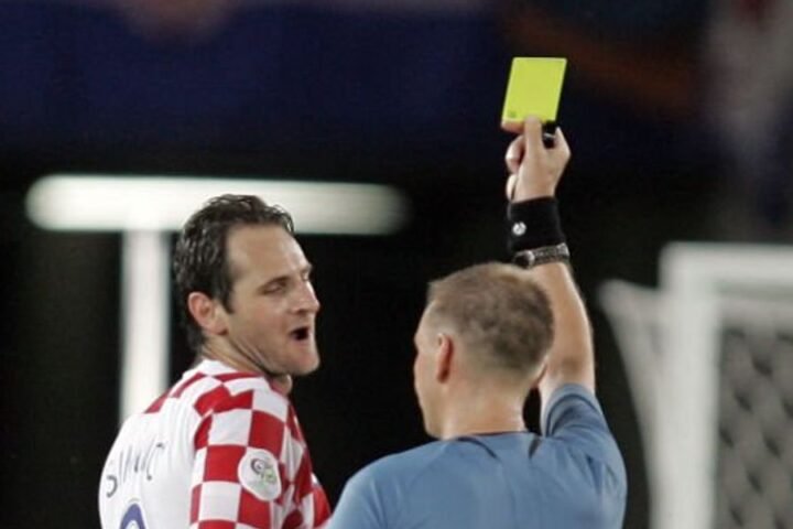 The referee who booked the same player three times during the 2006 World Cup