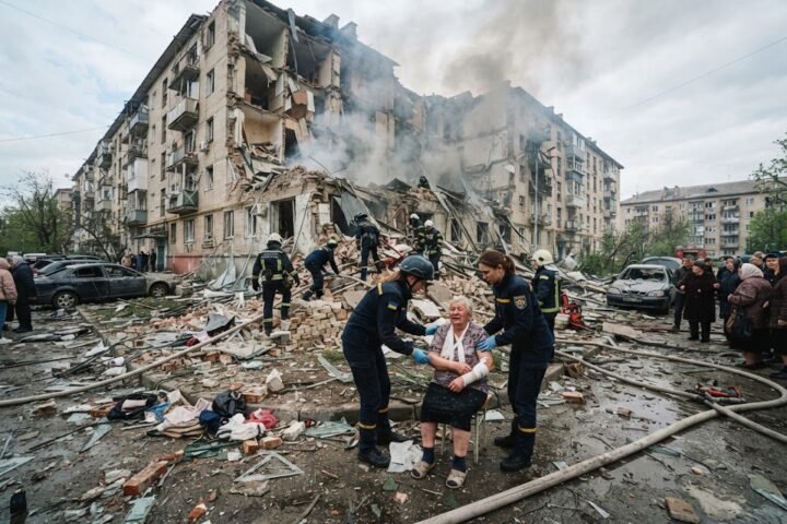 Russian strikes on Sumy and Odesa kill at least six, wound 22