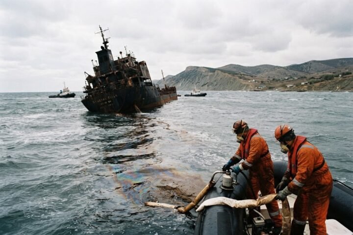 Leak at sunken Russian tanker exposes shadow fleet insurance gaps threatening Black Sea