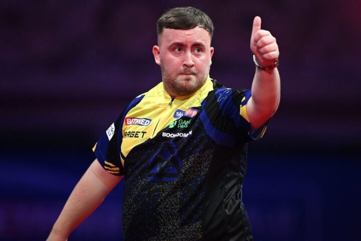 Luke Littler warns rivals after victory over Josh Rock in World Matchplay semi-finals